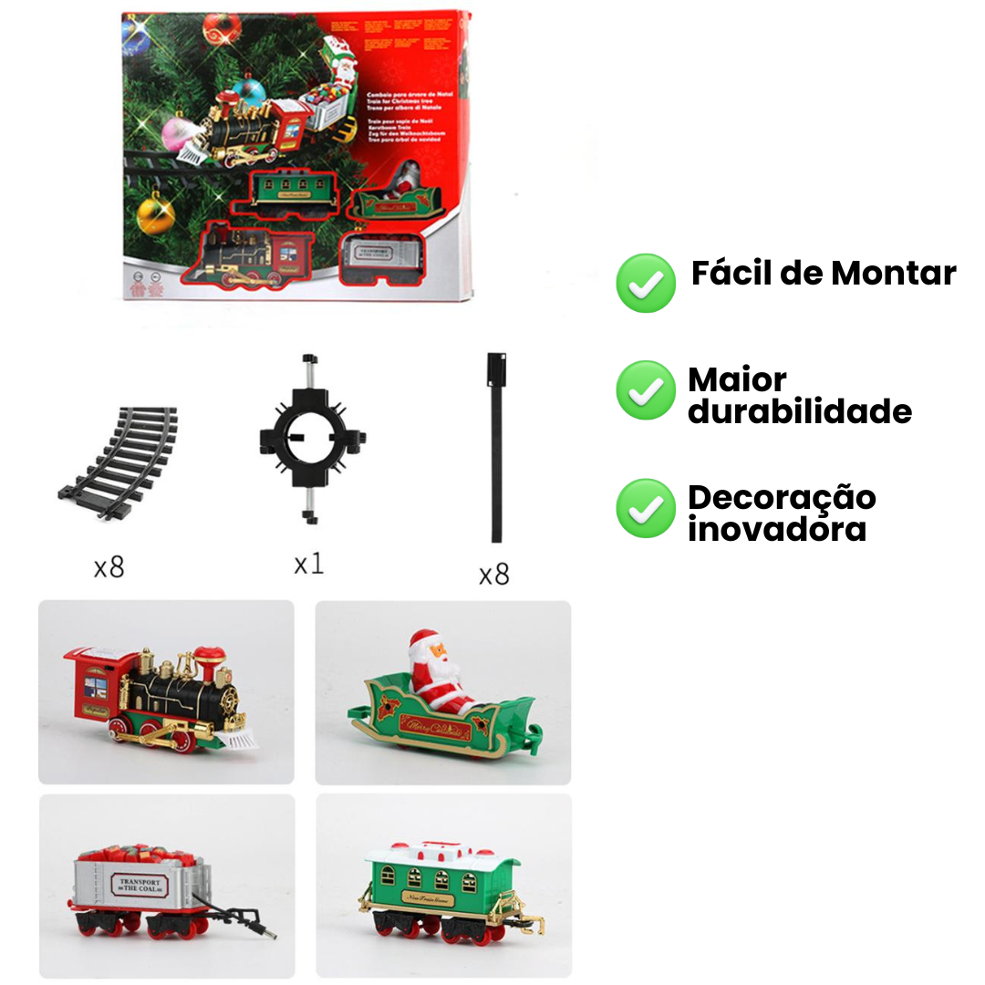 Natal nas Alturas - Trem Elétrico Suspenso