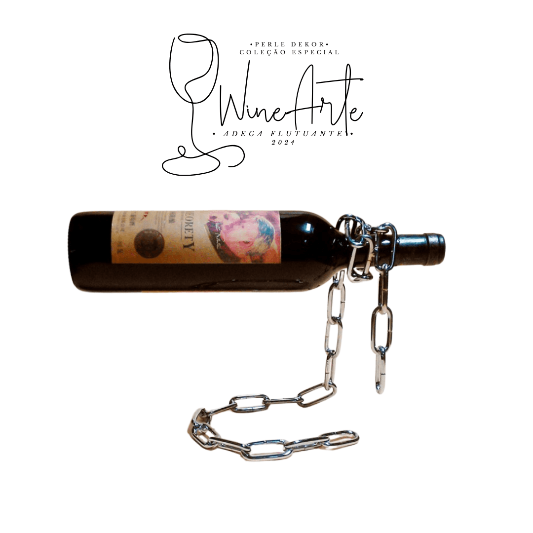 Wine Arte | Design Adega Flutuante | GANHE UM ABRIDOR DE VINHOS