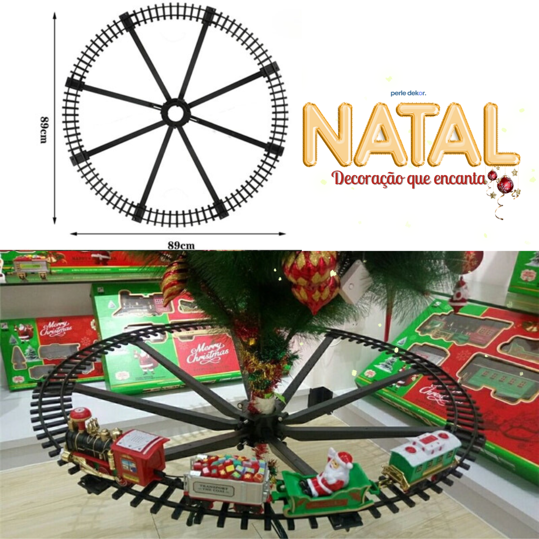 Natal nas Alturas - Trem Elétrico Suspenso