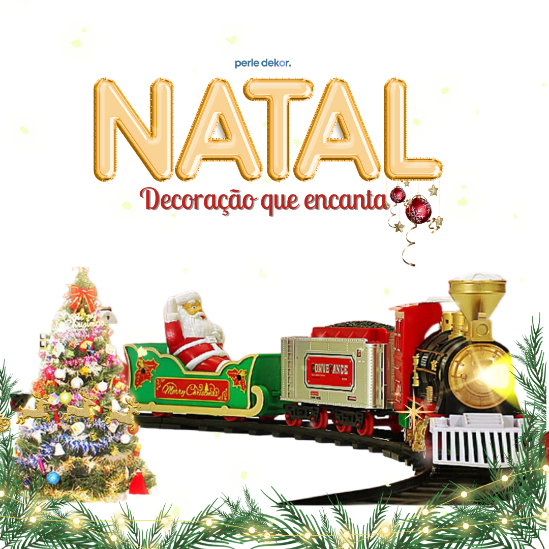 Natal nas Alturas - Trem Elétrico Suspenso